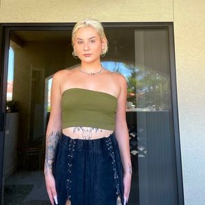 Dark grey bohemian pants